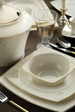 مـنـز-بـون مـار 68 قطعة عشاء لـ 12 شخصاً 10372 BNMR68YT43010372 - Kütahya Porselen