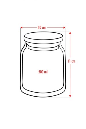 6er-Set Glasbehälter mit Bambusdeckel & Gewürzset & Gewürzstreuer 500 ml (Vakuumdeckel) - 6