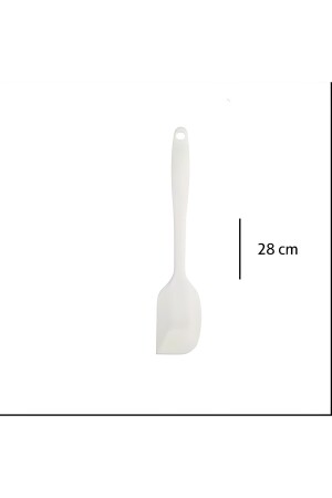 6lı Bambu Saplı Silikon Fırça Kevgir Çırpıcı Maşa Makarna Kaşığı Spatula Mutfak Seti Krem bambu-015 - 7