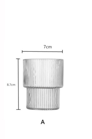 6'lı Bardak Takımı - Akrilik Stil Su Meşrubat Bardağı - Dekoratif Içecek Bardağı 300 ml Cam Değildir TGM-0044 - 3