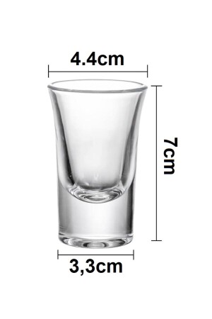 6'lı Boston Shot Bardağı 28ml - 5