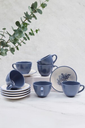 مجموعة من 6 كوبات من الشاي والقهوة - Trendmiya