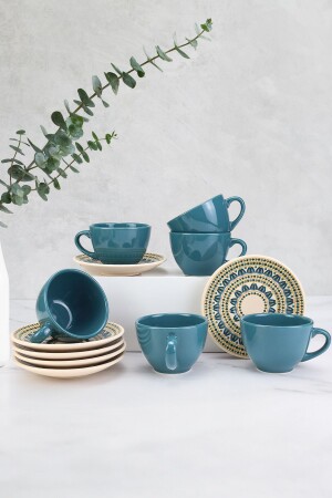 مجموعة من 6 كوبات من الشاي والقهوة - Trendmiya