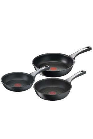 6x Unlimitedone Indüksiyon Tabanlı 3'lü Tava Seti Tefal 20 24 28cm 1-T - 2