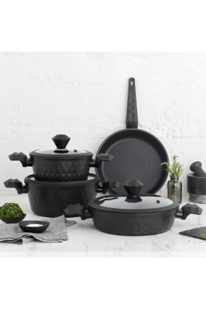 م.ن.ز-بيوديموند 7 قطع أدوات الطهي مجموعة 153. 03. 07. 7038 - Karaca