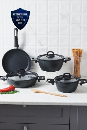 مـنز-بيوديموند مضاد للبكتيريا قوية 7 قطع طباخات مجموعة 153. 03. 08. 2360 - Karaca