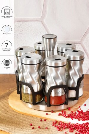 (منيز توتوري) (إينوكس) 7 قطع (مجموعة 153) - Karaca