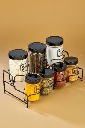 مجموعة من 7 عطور مع صالة معدنية مسطحة ذات 2 حلقات - وعاءات عطور ذات 7 قطع مع صالة معدنية ذات 2 حلقات TYC00783969881 - vipgross