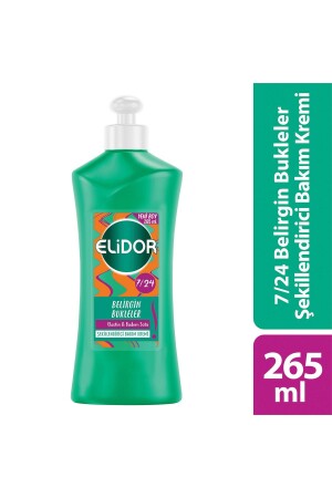 7 24 Şekillendirici Saç Bakım Kremi Belirgin Bukleler Elastin Badem Sütü 265 ml - 1