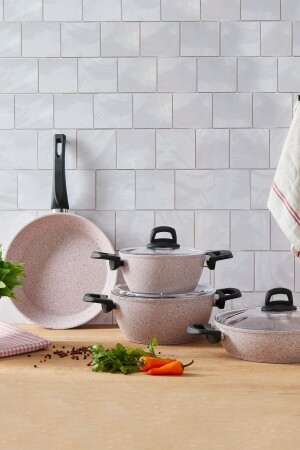 (منيز-أويسس) ليفاندر 7 قطع غرانيت طباخات مجموعة 600. 15. 01. 1427 - Emsan