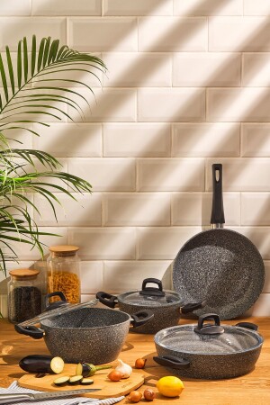 (مينز لوسكا) 7 قطع أدوات الطهي مجموعة (غراي بلو) 600. 15.01.2548 - Emsan