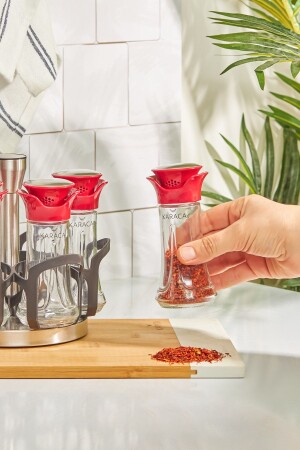 (منيز كام نوري) دور 7 قطع طحالب الحمراء 7 قطع 153 03. 06. 5742 - Karaca