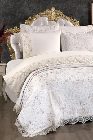 مـنـز بيـري سيـت العروس 7 قطع كريم CD447735 - Çeyiz Diyarı