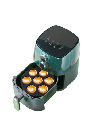 7-Fächer-Silikon-Mehrzweck-Airfryer-Muffin-Cupcake-Kuchen- und Muffin-Backform 5DAP26YT4069 - 5