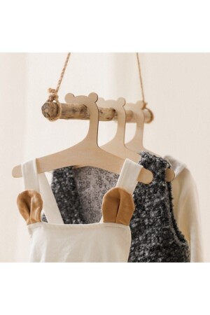 طفلة من الخشب من (منز) تعلق 7 قطع تعلق - طفلة تعلق - Genel Markalar