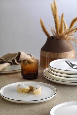 مجموعة كعكة من 7 قطع من MNZ-Oslo - Kütahya Porselen