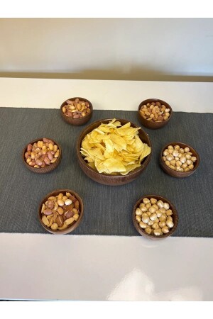 مجموعة من 7 أكواب خفيفة من حبل القرن - ÖZ NUR HOME