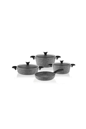 مـنـز-ماستر كوك 7 قطع غرانيت طباخات مجموعة rntencere111 - Taç