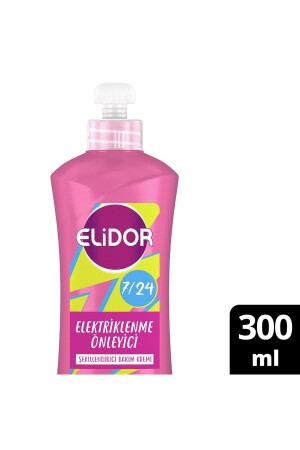 7-24 Şekillendirici Saç Bakım Kremi Elektriklenme Önleyici 300 ml - Elidor