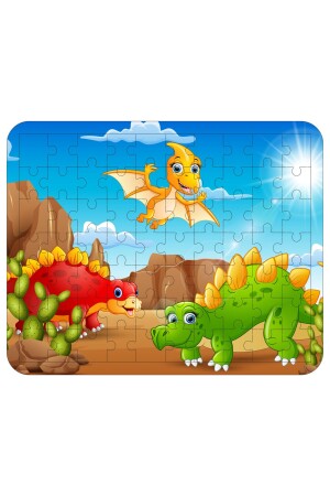 70 Parça Ahşap Eğitici Yapboz Puzzle Seti (set 6) - 3