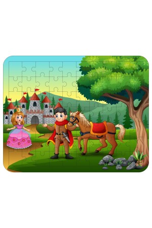 70 Parça Ahşap Eğitici Yapboz Puzzle Seti (set 6) - 5