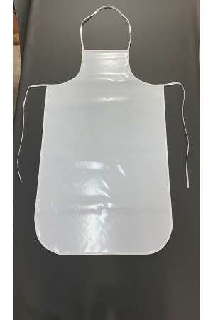 70 x 120 cm große weiße wasserdichte PVC-Spülmaschinen-Küchen-Metzger-Schürze 22ANTÖNLK01 - 1