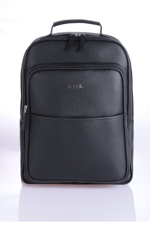 7002 Unisex Rucksack Laptoptasche Aktentasche Schwarz 23UF000003 - 3