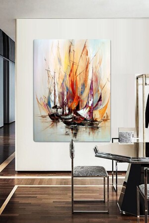 قوارب القوارب في القوارب الطباعة 70x100 سم YLKNLRLMDN017 - ColorVision