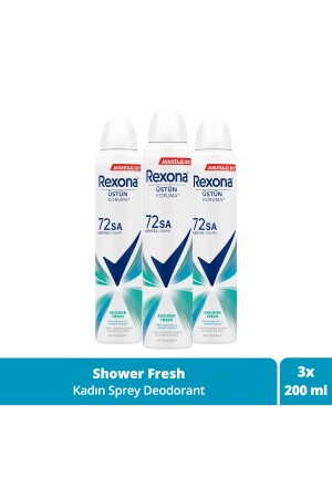 منز نسائية رش ديزودرانت حمام طازج 72 ساعة غير متوقف حماية أعلى 200 مل X3 - Rexona