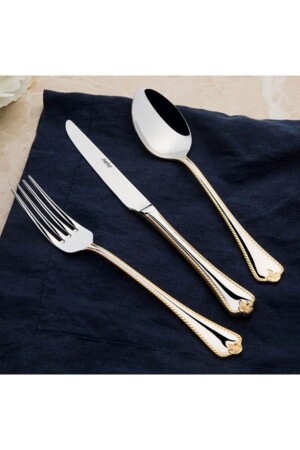 مـنـز فوليا الذهبية المُسطحة 72 قطعة مقبضة من قُنينة - Nehir