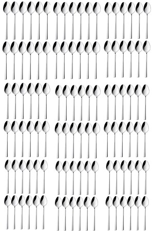 72 Parça Paslanmaz Çelik Kaliteli Günlük Sade Model Çay Kaşığı VGS-0181 - Moryan