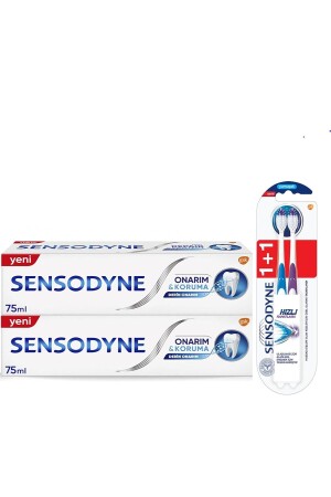 مـنـز - مصـنـع أسنان إصلاح وحماية 75 مـل 2 قطعة - Sensodyne