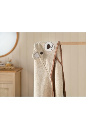 منز دب القطن طفلا منشفة 75 × 75 سم براون 10039304 - English Home