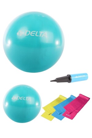 75 cm-25 cm Pilates-Ball, 3-teiliges Pilates-Band, Übungs-Widerstandsband, Pilates-Ballpumpen-Set 75-25-PMP-PBS1-S4-FUSYA - 1