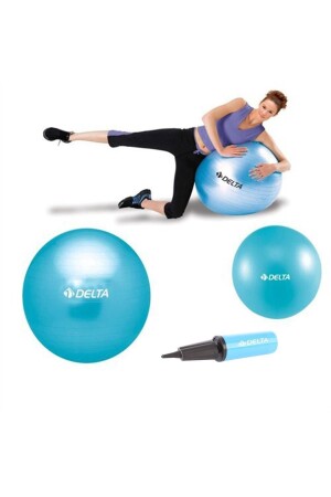 75 cm Pilates-Ball, 20 cm Mini-Balance-Ball und Pumpen-Set STQ-M78530 - 1