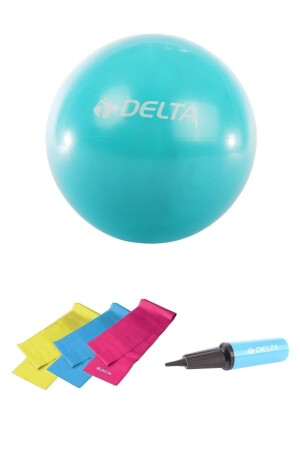 75 cm Pilates-Ball 3-teilig Pilates-Band Übungswiderstandsband Pilates-Ballpumpe 5er-Set 75-PMP-PBS1-S3-FUSYA - 1