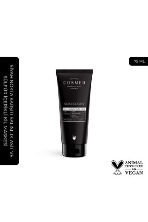 مقنعة السلفور الساليكي / مقنعة الطين ضد الرأس السوداء 75 مل - Cosmed