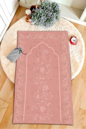 مكنسة المزخرفة الرقمية المطبوعة الأسود غير المنزلق قاعدة الصلاة المطبخ الصلاة 75x120 - Dekomod