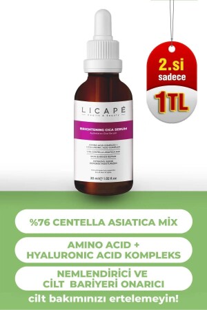 %76 Centella Asiatica Aydınlatıcı Cica Serum 30ml licape21 - 1