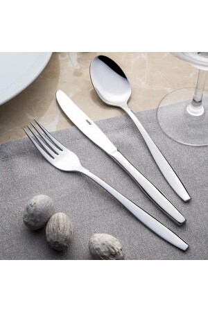 م.ن.ز-صحرا سايد 77 قطعة سكين ملعقة شوكة مجموعة ل 12 شخص NHRSHR77PRC - Nehir