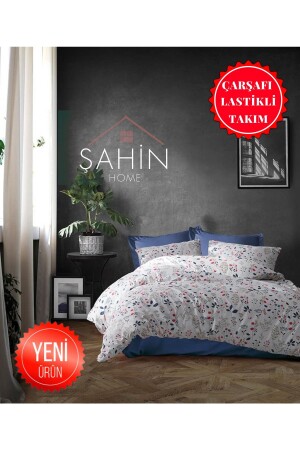 غرفة المراهقين وغرفة الأطفال من الأزهار الأبيض الأرجواني اللون الأبيض نمط غطاء الواحد من الأزهار المعدة مع الأوراق المطوية نمط الأ - Şahinhome