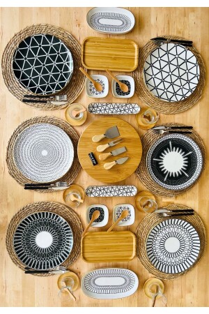 نمط منز-ديكور 79 قطعة فطور بامبو مجموعة 12 شخص TR3835TR - CASA DE BELLA