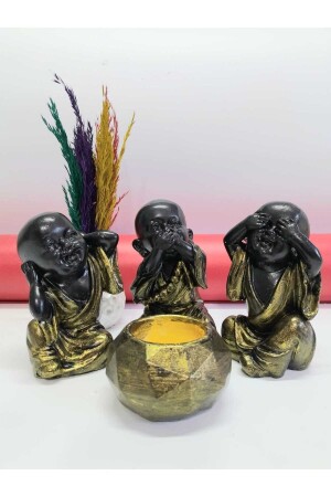 (منز) لا أراه لا أسمع لا أعرف 7x14 سم - Elvanhobi