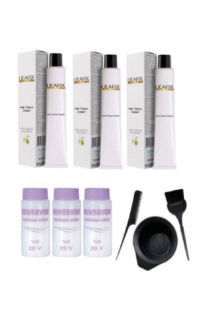 8. 3 Honey Foam 3-teilige Cremetubenfarbe – 60 ml (3 Flüssigkeiten) + Malset 44ART0204LILA - Lilafix