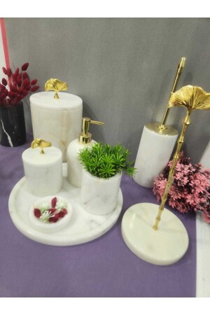 مجموعة حمامات من المرمور الأبيض من 8 مجموعة من المرمور الأبيض من 8 - SARITAŞ