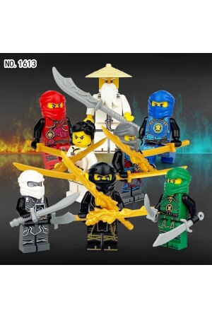 8 Adet Ninja Go Lego Uyumlu Set Görsel Gibidir - 2