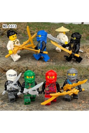 8 Adet Ninja Go Lego Uyumlu Set Görsel Gibidir - 2