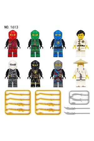 8 Adet Ninja Go Lego Uyumlu Set Görsel Gibidir - 4