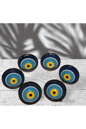 مـنـز - إيبـل عـين مـنـزـل صـنـع يدوي بـ 8 سمـات قطر كأس مجموعة BK-1 - Buğra Çini