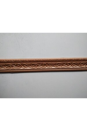 8 cm - 115 cm braune Motiv-Klebelatte, Kantenanleimung, dekorative Tischlatte - 2